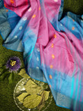 Pradip Fabrics Woven Tant Silk Blend Saree
