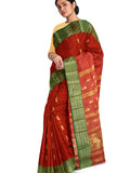 Pradip Fabrics Woven Tant Cotton Blend Saree