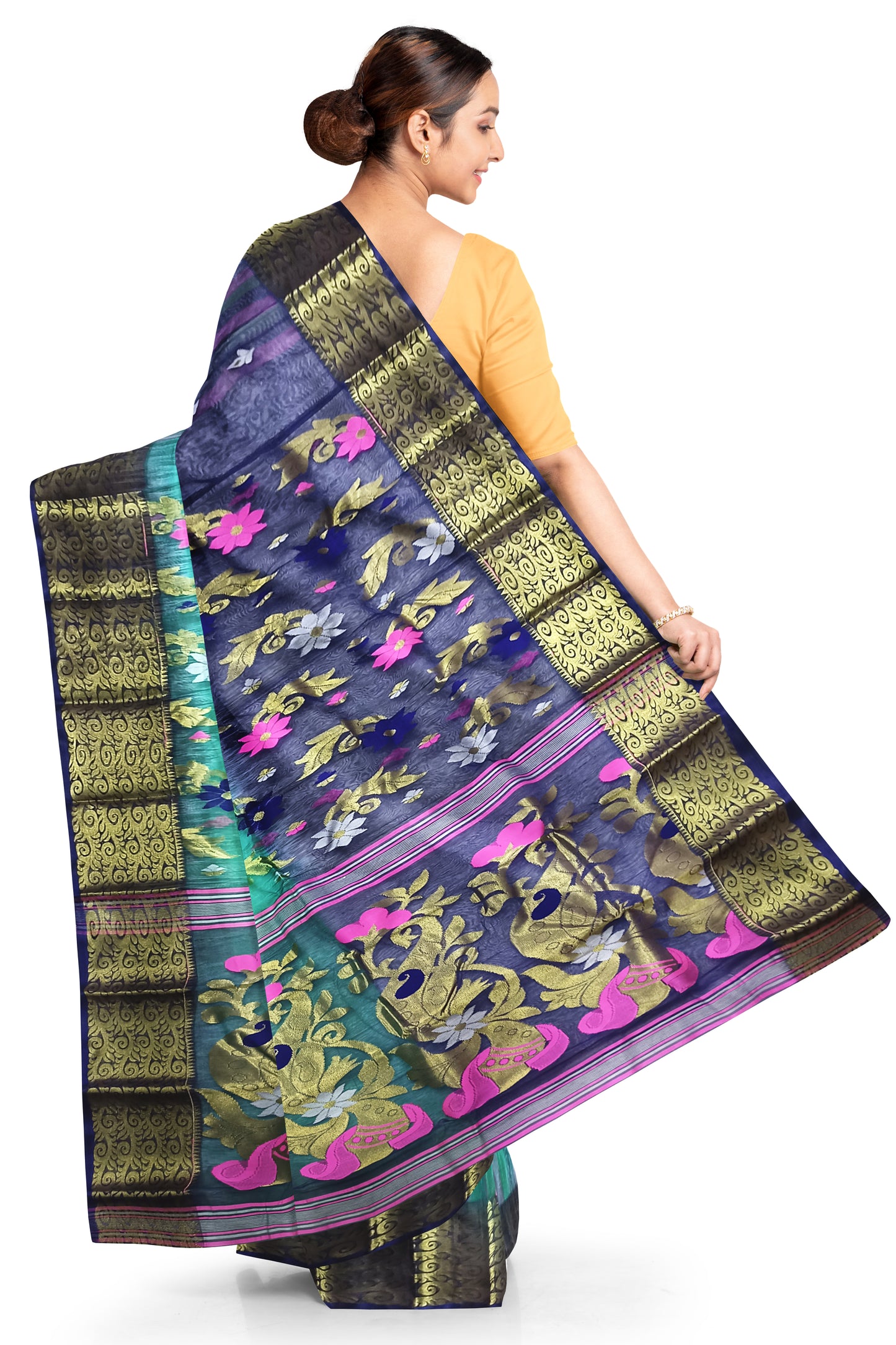 Bengal Handloom Tant Silk Saree