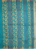 Pradip Fabrics Ethnic Women's  Tant jamdani Aqua Green Color Saree