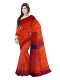 Pradip Fabrics Woven Tant Silk Gap Dhakai Jamdani Saree