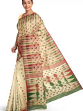 pradip fabrics tant silk saree