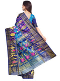 Lata Design Pallu and Zari Border Saree