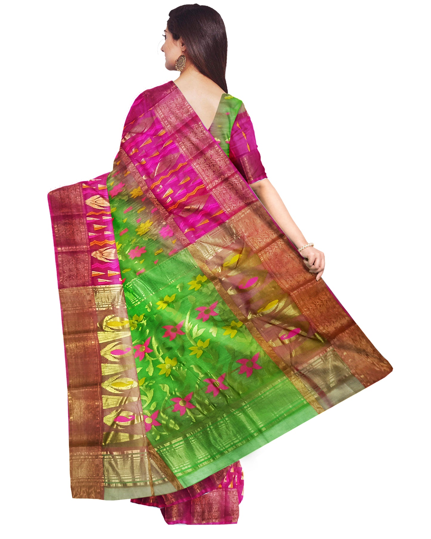 Bengal Handloom Tussar Silk Saree