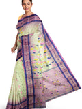 small tree design pallu buti design body