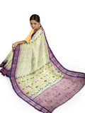 floral design pallu