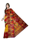 pradip fabrics tant silk benasari saree
