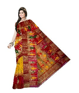 Pradip Fabrics Ethnic Women's Tant Silk Saree