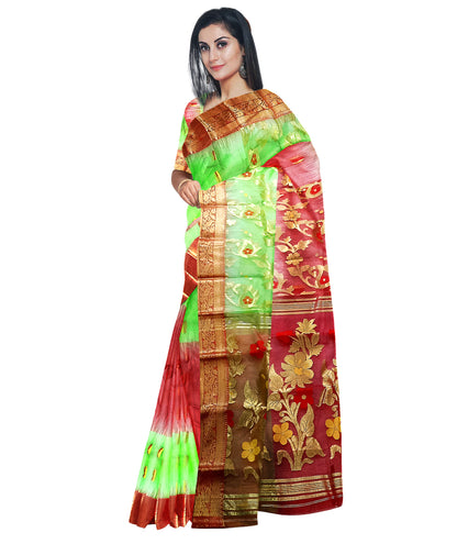 Bengal Handloom Tant Silk 2d Saree