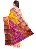 floral design pallu