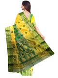 Bengal Handloom Tant Silk 2d bumper Saree