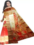 pradip fabrics tant silk saree