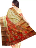 pradip fabrics tant silk saree