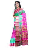 light green and pink body pink border par