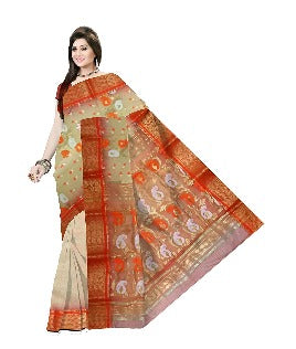 pradip fabrics tant silk saree