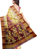 pradip fabrics tant silk saree