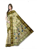 Pradip Fabrics Woven Pure Tant Tussar Silk Saree