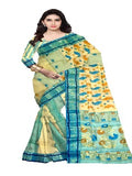 Pradip Fabrics Woven Pure Tant Tussar Silk Saree
