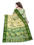 pradip fabrics tant tussar silk saree
