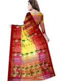 pradip fabrics tant tussar silk saree