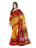 Pradip Fabrics Ethnic Women's Tant Silk Color Saree