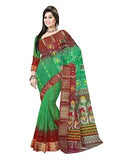 Pradip Fabrics Ethnic Women's Tant Silk Color Saree