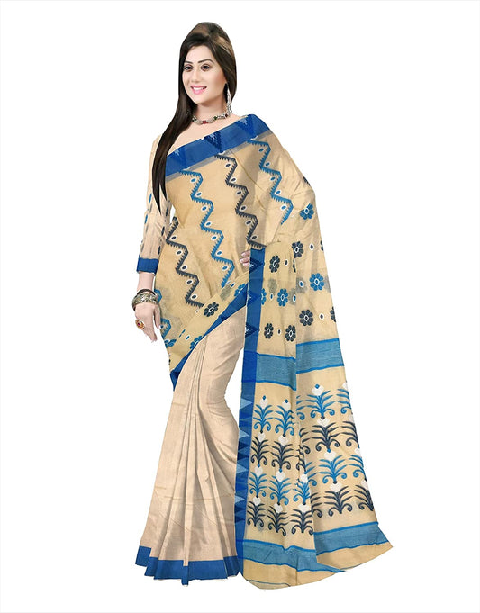 bengal handloom tant tussar silk saree