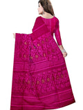 Pradip Fabrics Ethnic Women's Tant Jamdani Pink Color Saree