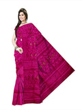 Pradip Fabrics Ethnic Women's Tant Jamdani Pink Color Saree