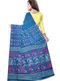 Pradip Fabrics Ethnic Women's Tant Jamdani Aqua Color Saree