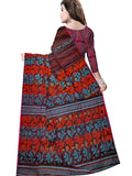 Pradip Fabrics Ethnic Women's Tant Jamdani Maroon Color Saree