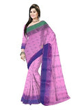 Pradip Fabrics Ethnic Women's Cotton Tant Purple Color Saree