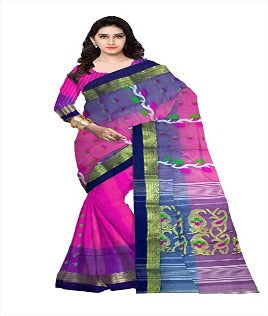 Pradip Fabrics Ethnic Women's Tant Silk Saree