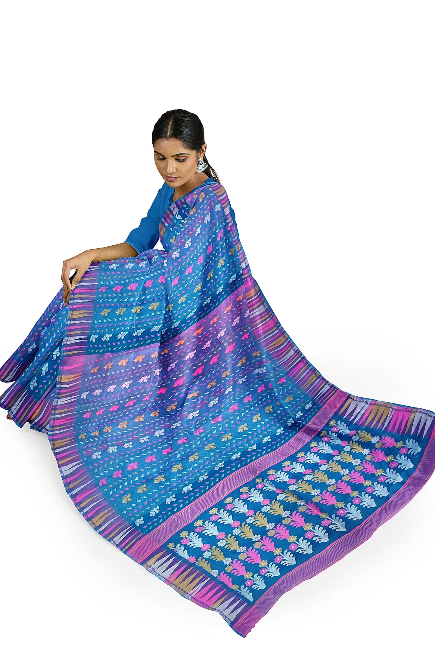 Tant Cotton Silk Floral Design