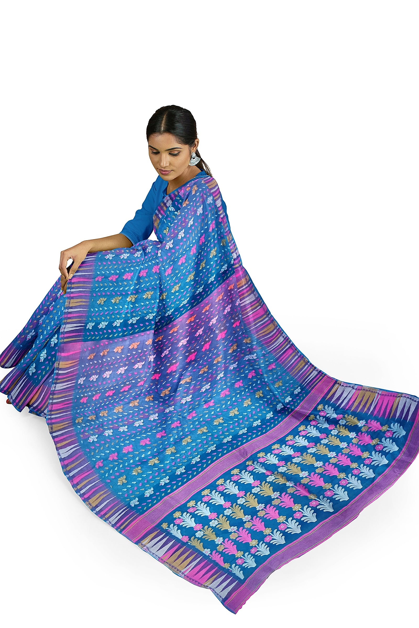 Tant Cotton Silk Floral Design