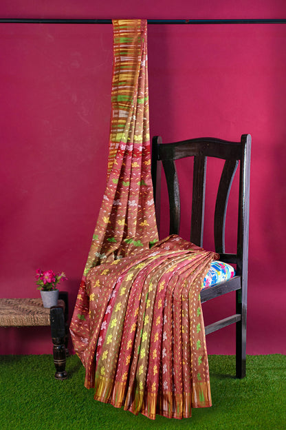Mina Par Hajar Buti Saree
