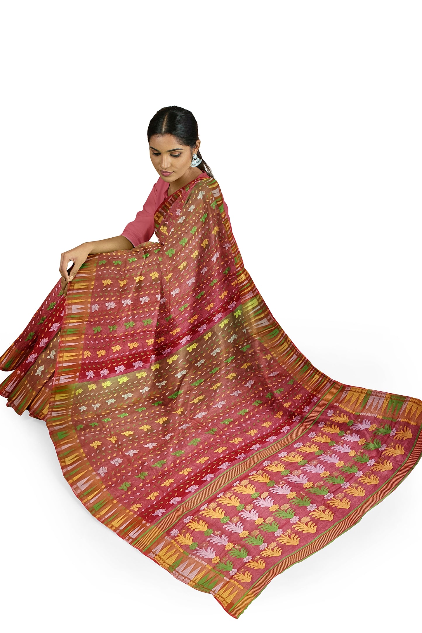 Tant Cotton Silk Floral Design