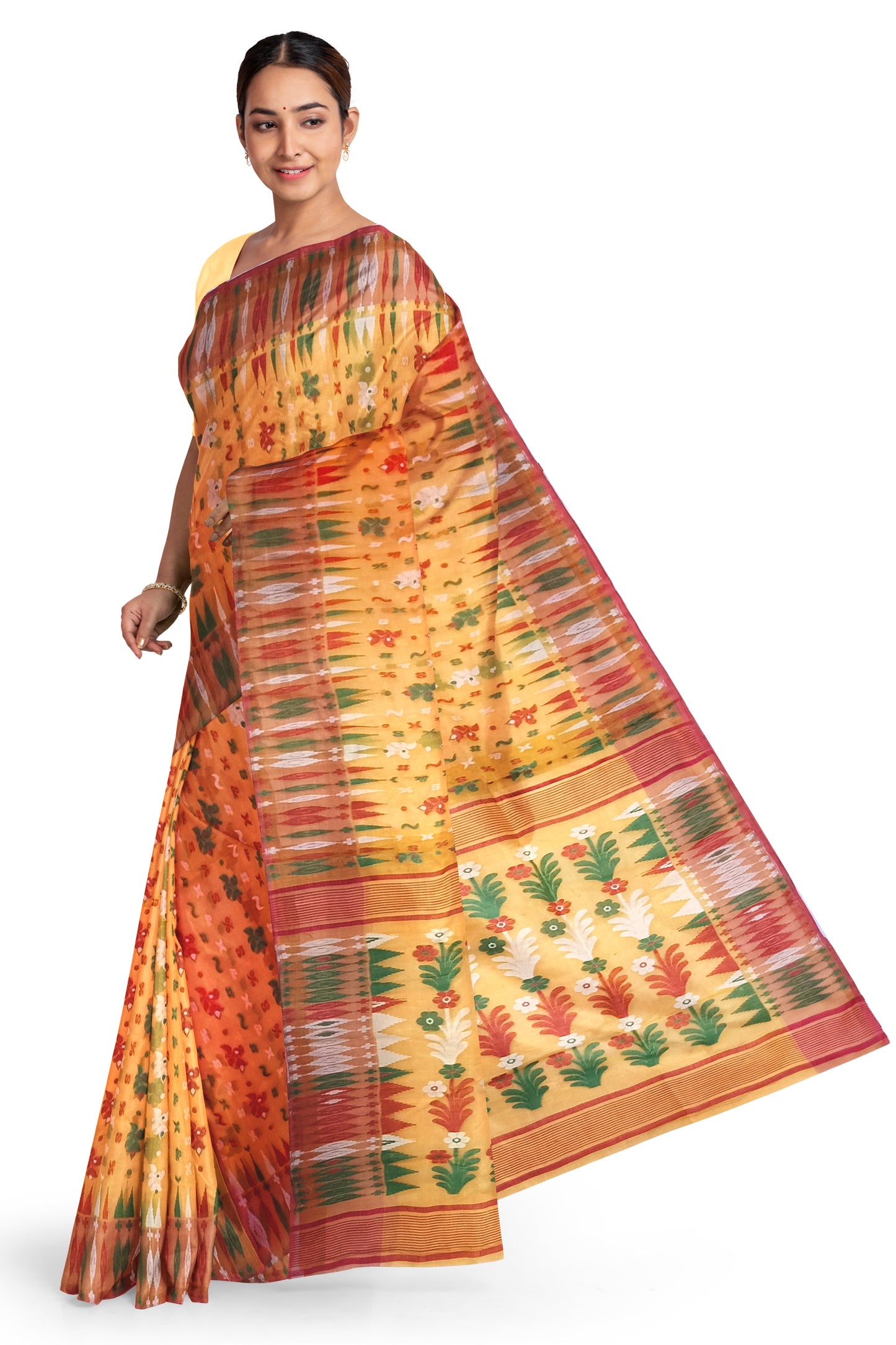 Tant Cotton Silk Floral Design