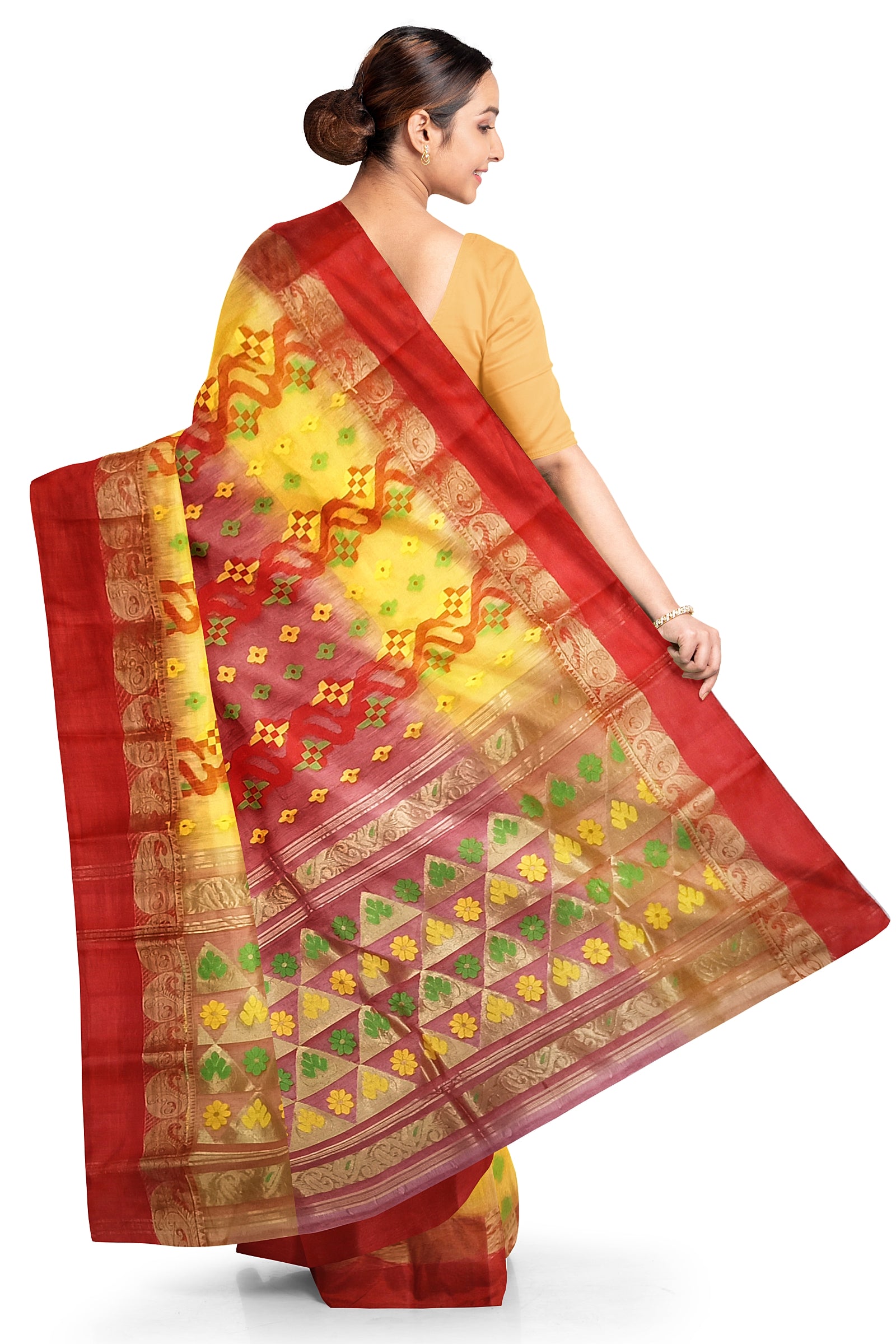 Maroon and Yellow