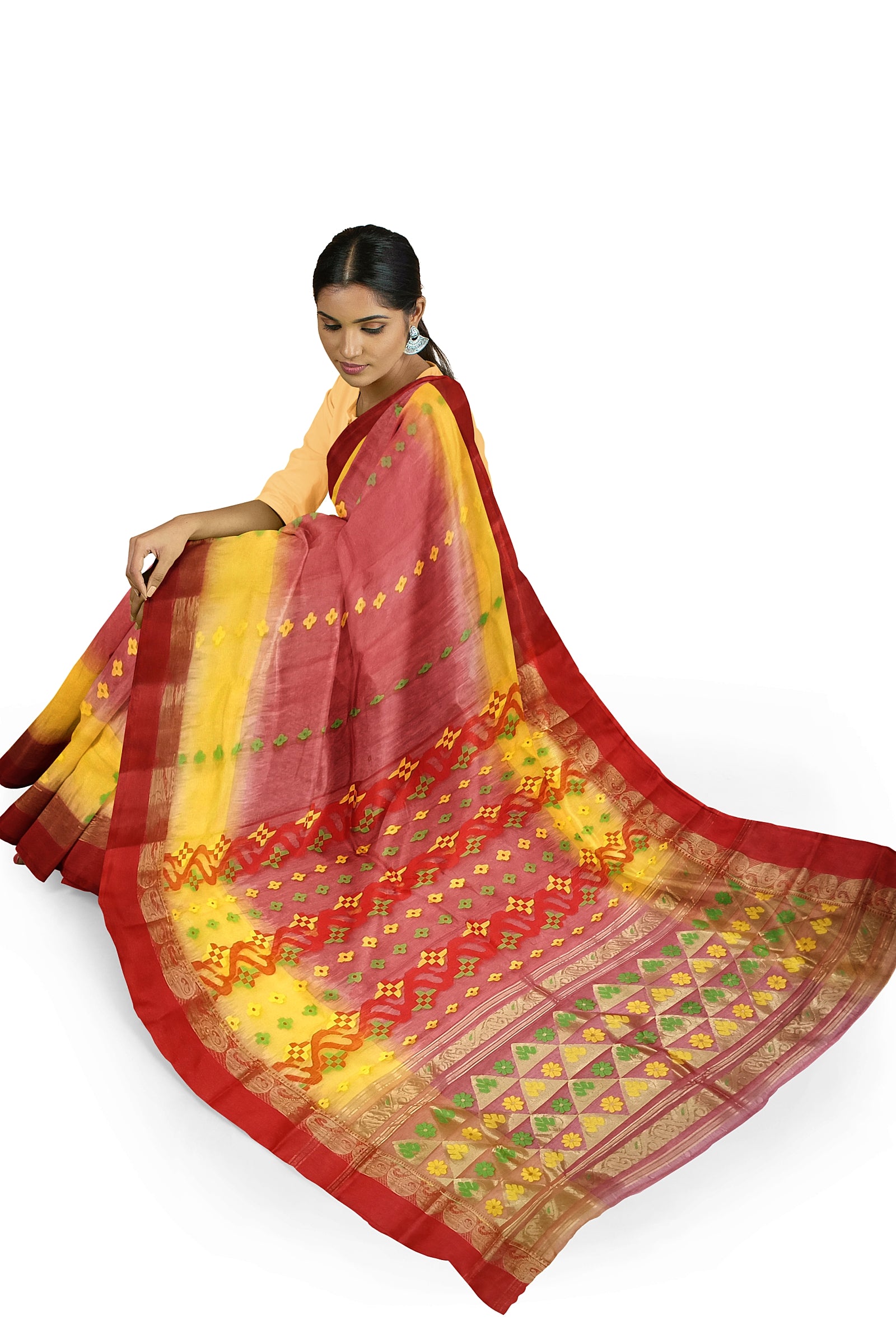 Tant Cotton Silk Floral Design