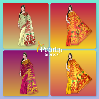 Pradip Fabrics Jamdani Combo Pack