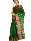 Pradip Fabrics Printed Tant cotton  Silk Blend Saree