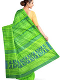 Pradip Fabrics Green Color Tant Silk Blend Saree