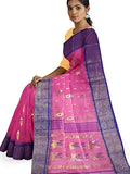 Pradip Fabrics Woven Tant Cotton Blend Saree