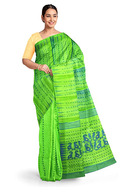 Pradip Fabrics Green Color Tant Silk Blend Saree