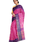Pradip Fabrics Woven Tant Cotton Blend Saree
