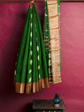 Pradip Fabrics Printed Tant cotton  Silk Blend Saree