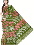 Pradip Fabrics Ethnic Women's Tant Gap Dhakai Jamdani Multicolor Saree