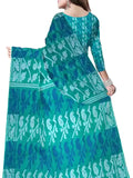 Pradip Fabrics Ethnic Women's Tant Gap Dhakai Jamdani Light Green Color Saree